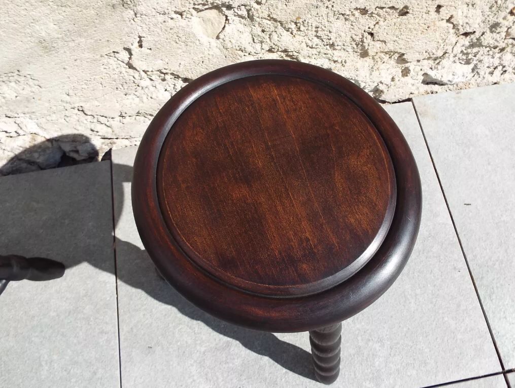 Pair of tripod stools