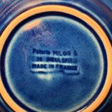 Blue ceramic plate – Milon Pottery (Dieulefit)