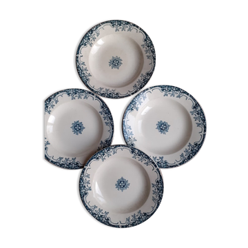 Faience plate from Emile Bourgeois depot