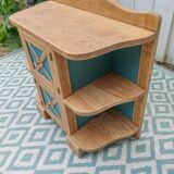 Low solid oak sideboard