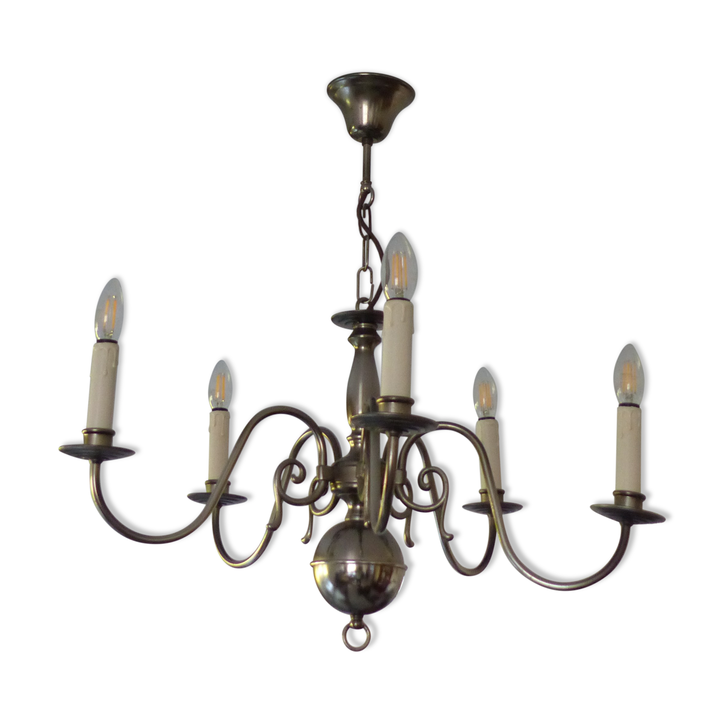 Tin chandelier
