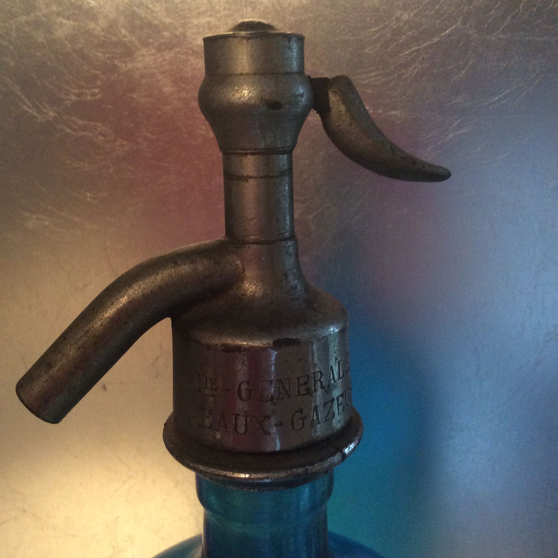 Siphon bleu, années 30