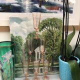 Vintage Rosaline Champagne Flutes