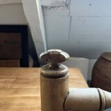 6 wooden and rope chairs attributed to Adrien Audoux & Frida Minet