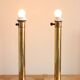 Pair of Vintage Large Brass Table Lamps