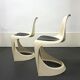 Pair of chairs model 290 designed by Steen Ostergaard for CADO, 1970.
