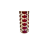 Windsor Rubis vase from the 1970s by designer J.G Durand for Luminarc Fr.