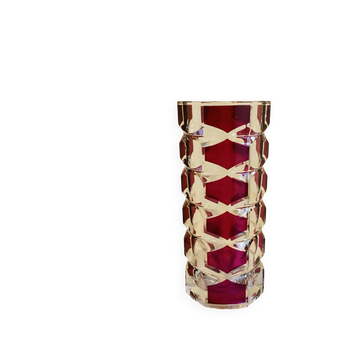 Windsor Rubis vase from the 1970s by designer J.G Durand for Luminarc Fr.