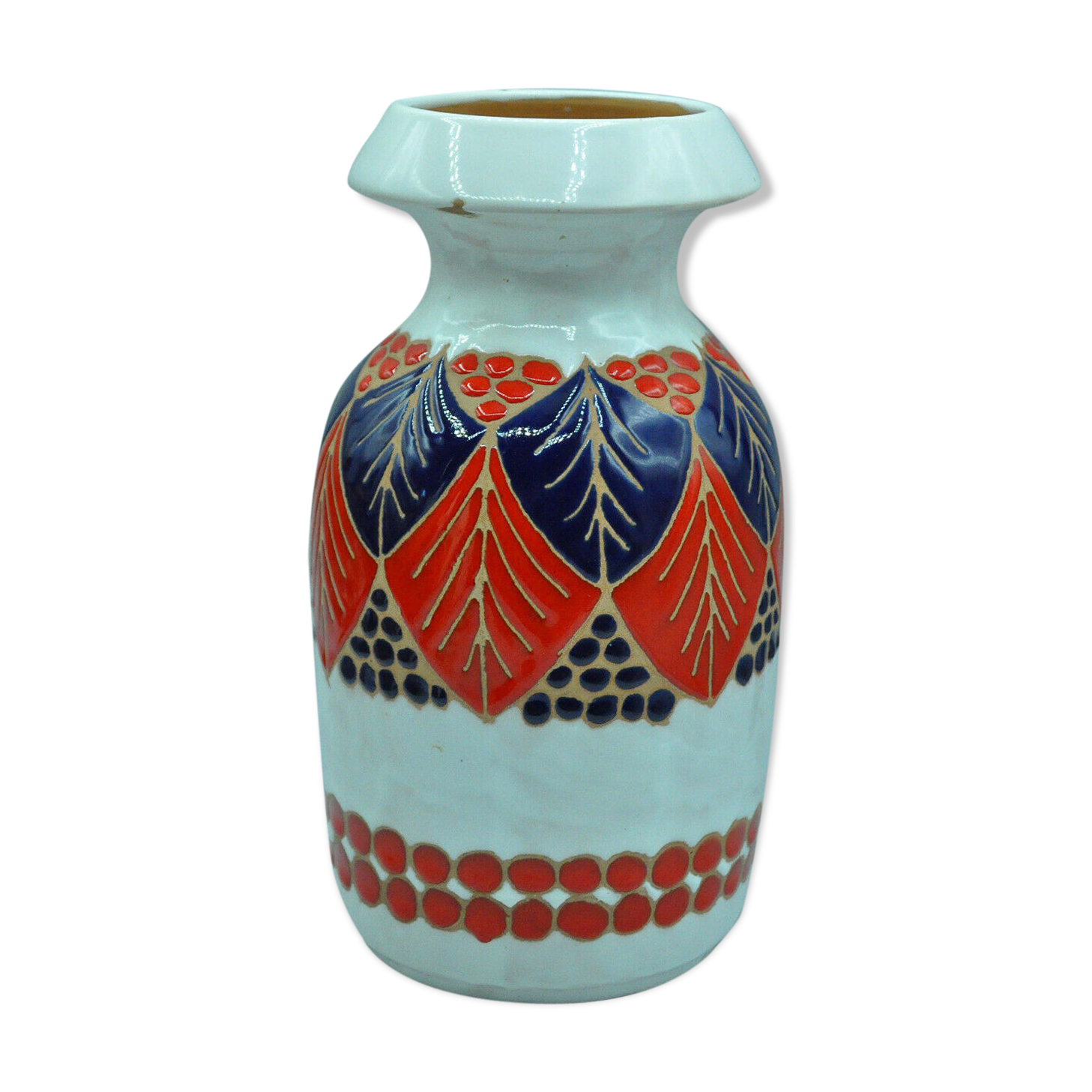 Vase céramique art déco signé ceramiche san rocco torrita di siena