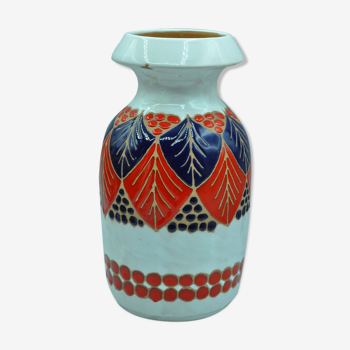 Ceramic art deco vase by ceramiche san rocco torrita di siena