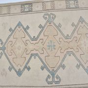 Tapis Oushak noué à la main bohémien sku 3484