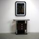 Italian hall cabinet and mirror. Circa 1960