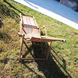 Old deckchair / bayadere deckchair