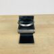 Brutalist wrought iron candlestick "Z"