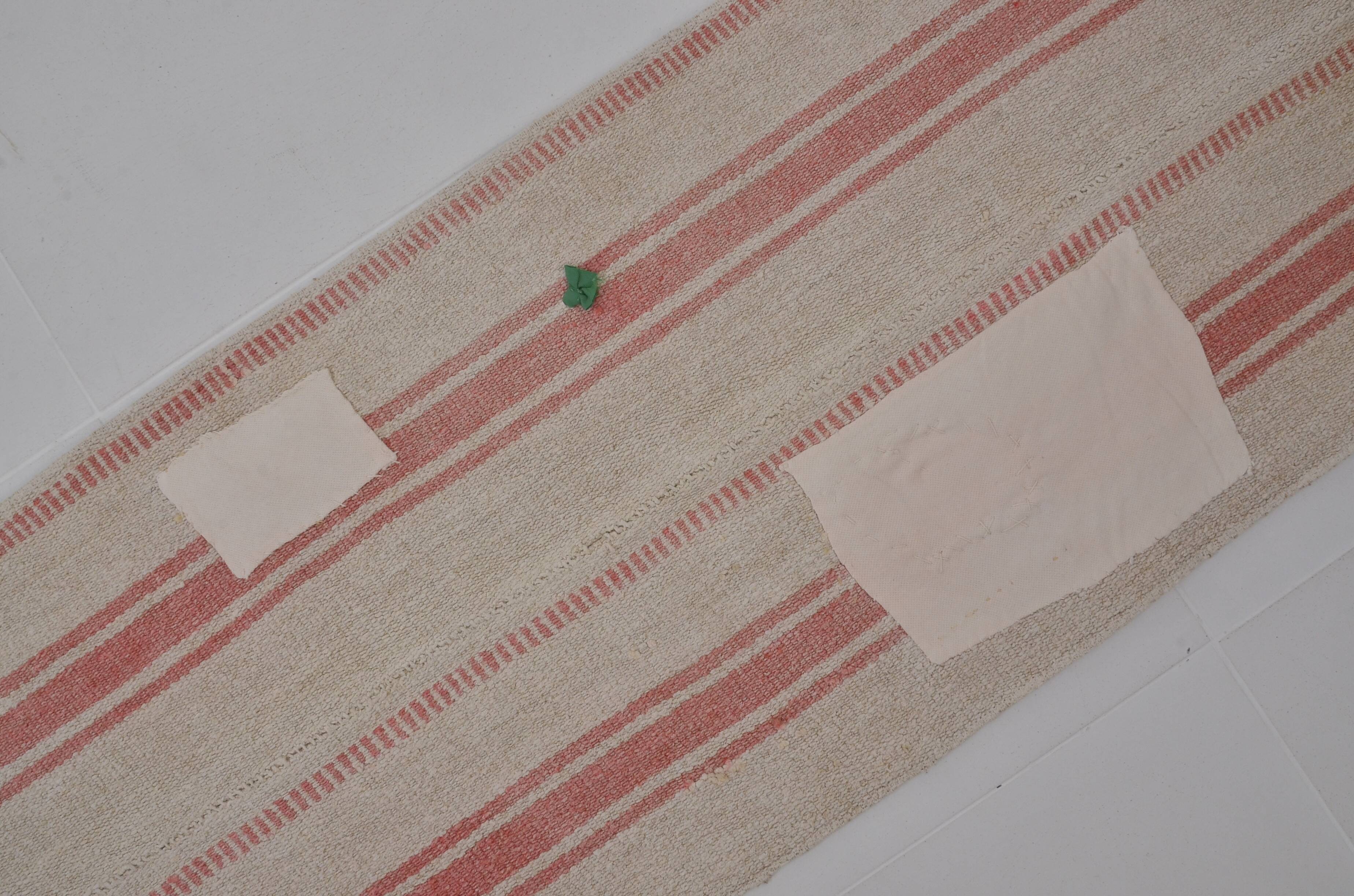 Decorative Anatolian Hemp Runner sku 3945