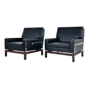 Paire de fauteuils années