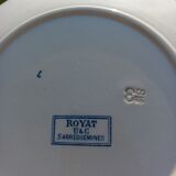 13 assiettes sarreguemines modele royat