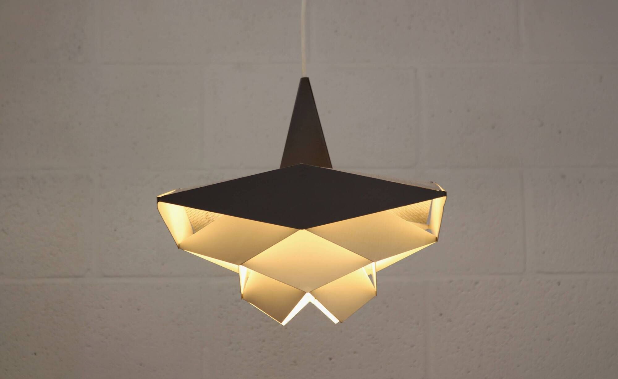 XL Mid-Century Modern Pendant Lamp: Preben Dahl Symfoni, Denmark 1960s
