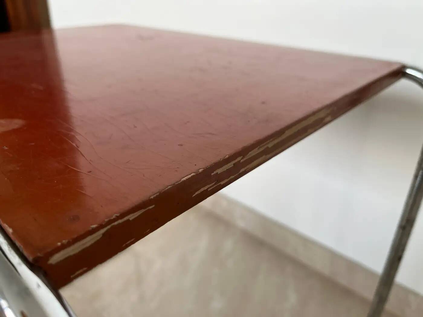 Bauhaus chrome nesting table B9 by Marcel Breuer for Mucke Melder, 1930s