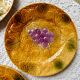 6 dessert plates barbotine Salins-les-Bains