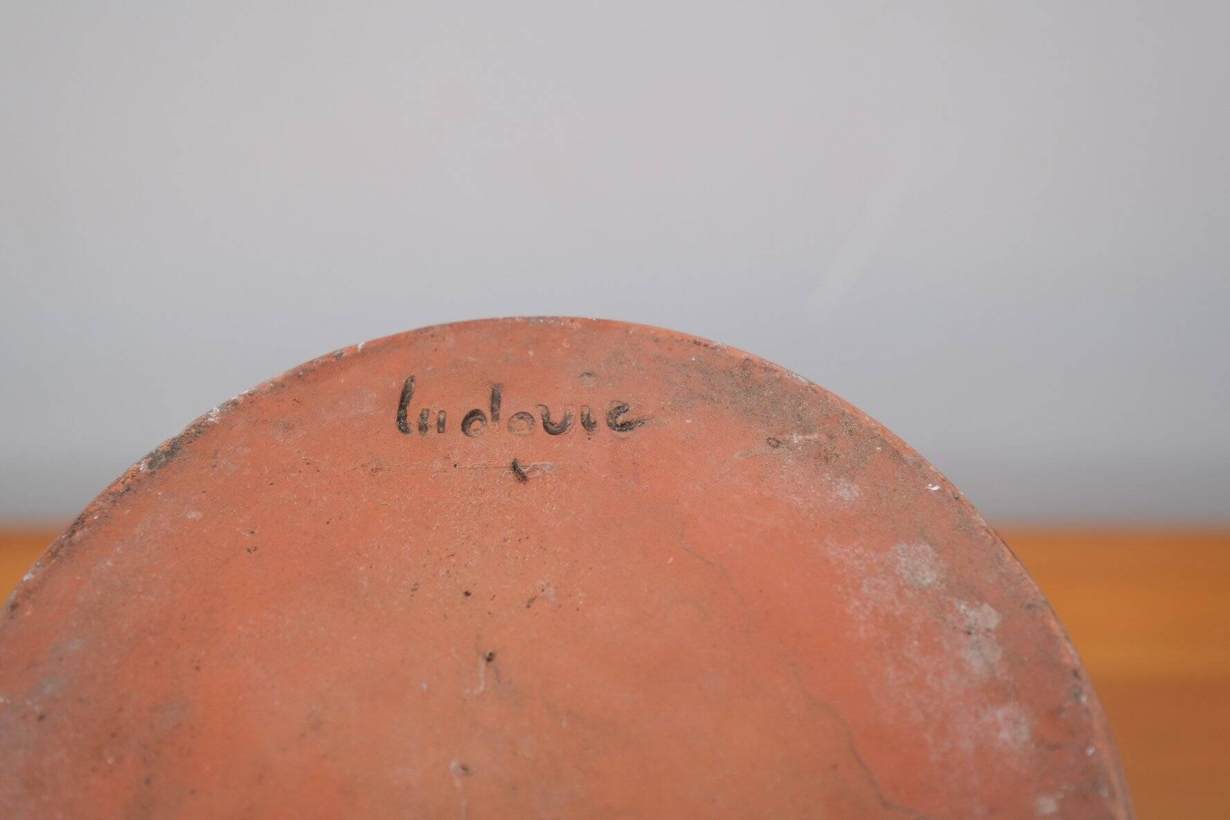 Large ceramic vase by ludovic dagon for la poterie ludovic, 1970