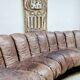 Vintage de Sede modular leather Snake sofa DS 600 Elenora Peduzzi