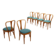 Chaises en hêtre des années 1960
