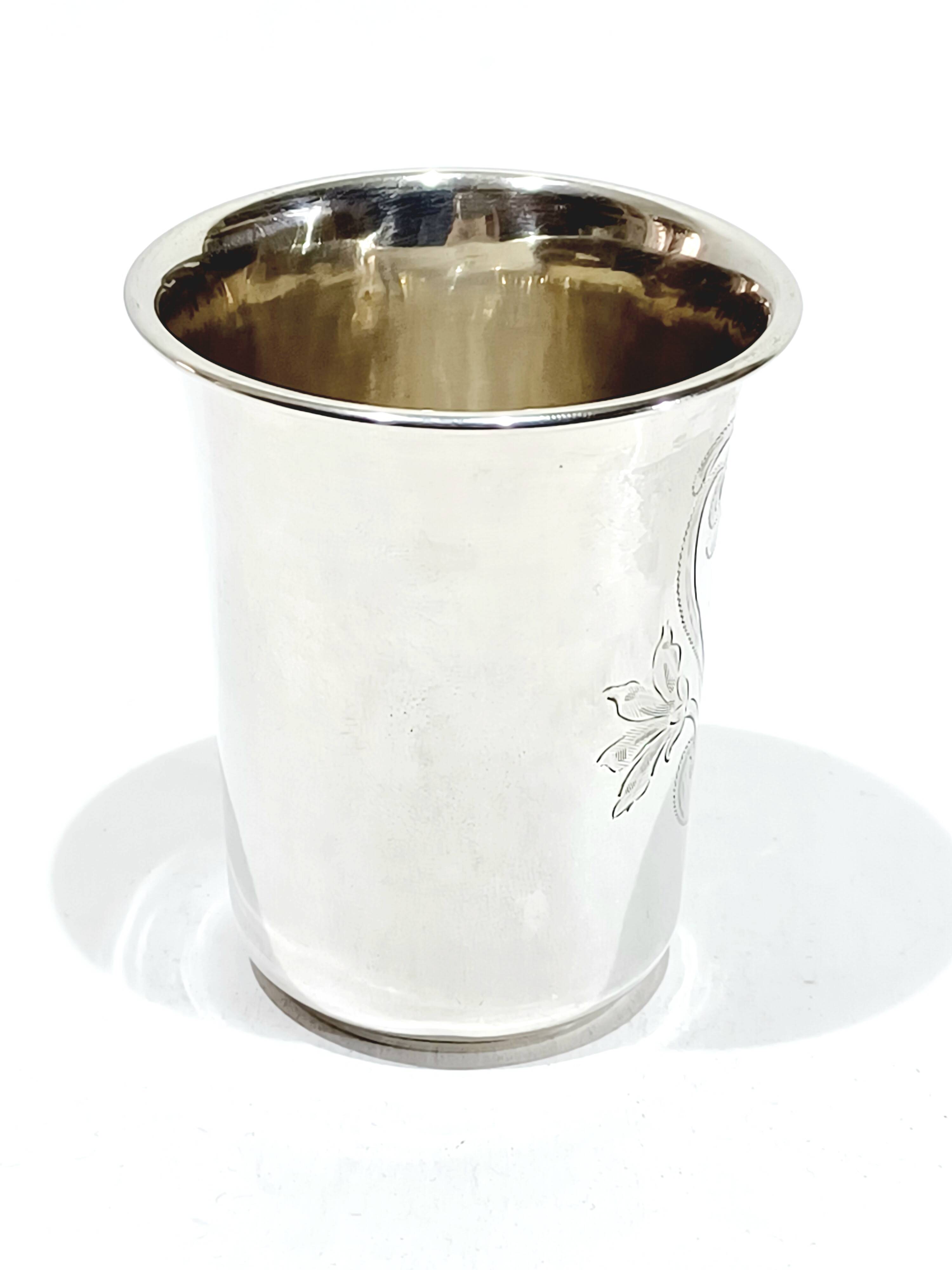 German silver cup