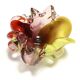 Large Polychrome Murano Glass Ashtray / Vide-Poche attr. to Toso, Italy