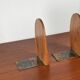 Mid-century Scandinavian wooden bookends, 1960s, set of 2.