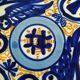 Assiette artisanale espagnole vintage (attribuée Talavera - Castille)