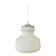 Vintage white opaline suspension globe