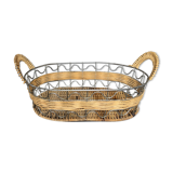 Wicker and metal bannette