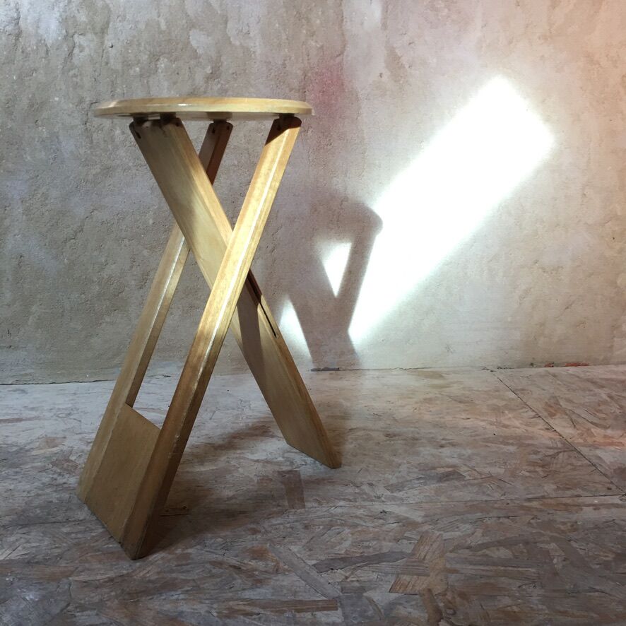 Folding top stool "Suzy" by "Adrian Reed"
