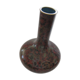 Partitioned enamel vase
