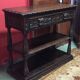 Console Louis XIII en chêne du XIXème siècle
