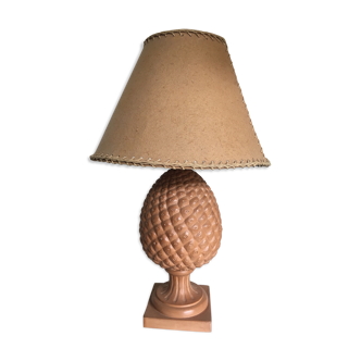 Product BHV Terracotta lamp pine cone and overnight kraft cardboard