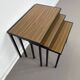 Vintage Artimeta Sidetables with reversibel top sixties