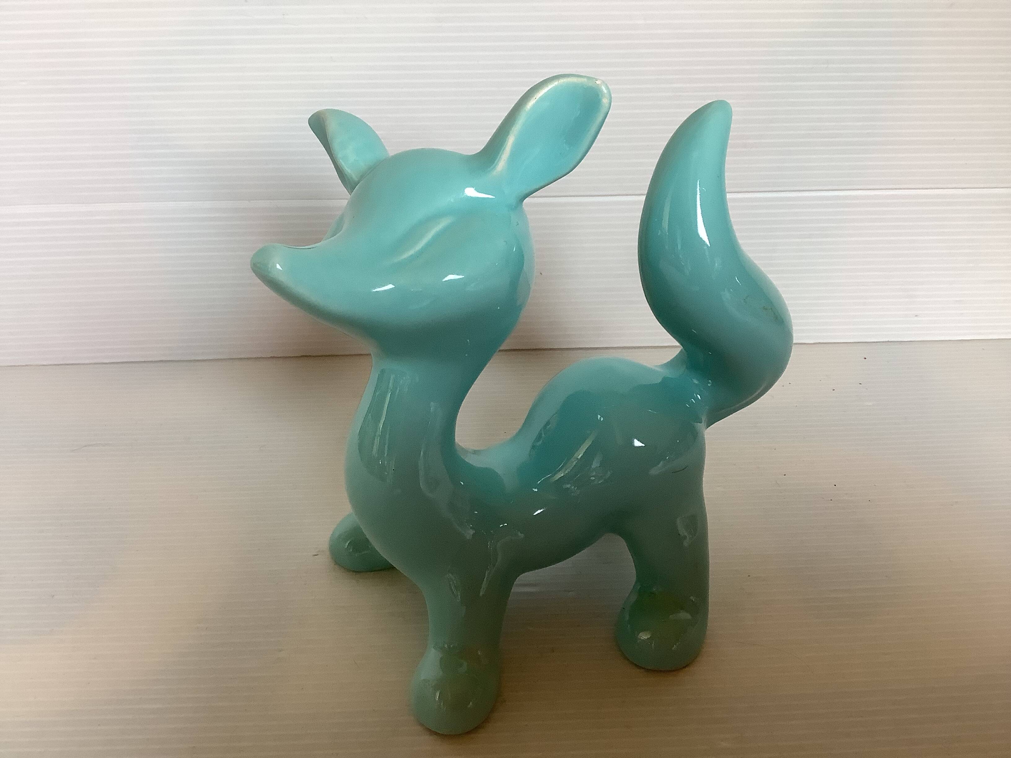 Saint Clement style zoomorphic blue fox