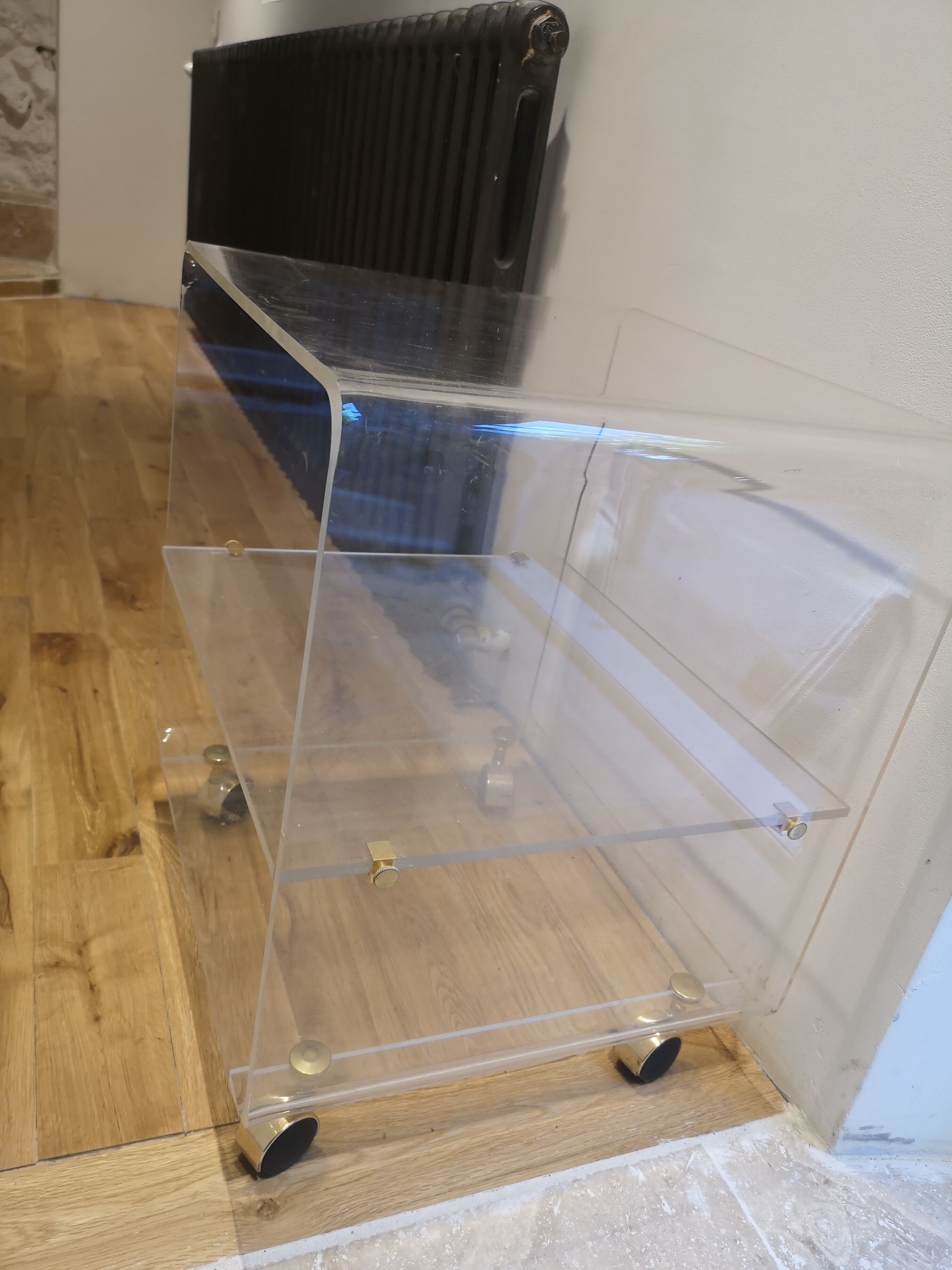 Bedside table or platinum door and vinyls