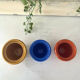 French 1950s ceramic vinaigrette set, Pol Chambost style