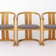 Set of 4 Casala Dining Chairs Beech Wood Germany 1970s Mid Century Modern