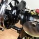 Singer - old sewing machine - black lacquer with golden patterns - very decorative