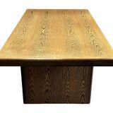 Vintage executive desk - large desk wenge 70s design