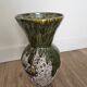 Vase vert olive et fat lava crème chantrier sauzelles