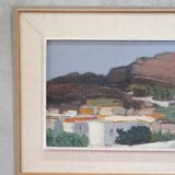Gideon Isaksson, Scandinavian Modern Painting, 1960s, Oil on Panel, Framed