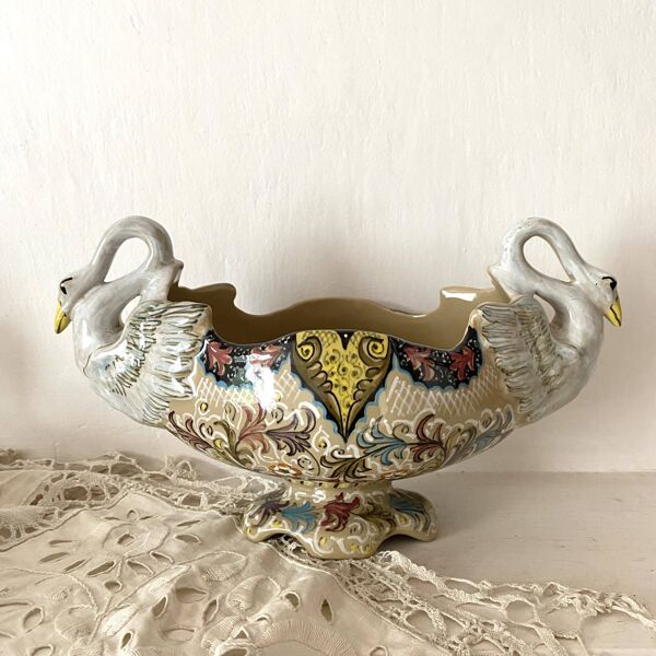 Jardinière Molaroni Pesaro Italie cygnes