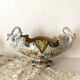 Molaroni planter, Pesaro, Italy, swans