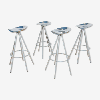 4 model jamaica bar stools by Pepe Cortés for Amat, 1990s, set of 4