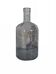 Large vintage transparent glass bottle from the 1950s – Czech decorative piece.